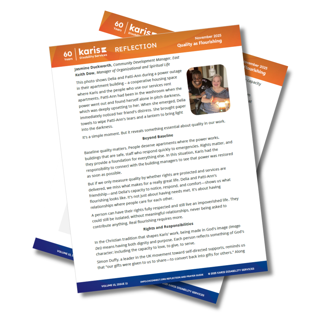 Prayer Guide & Reflection Graphic